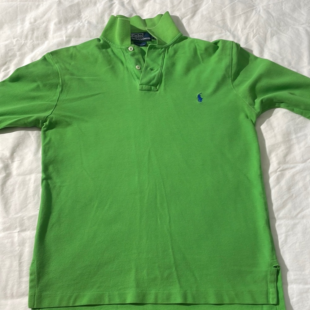 Long Sleeve Polo by Ralph Lauren green polo